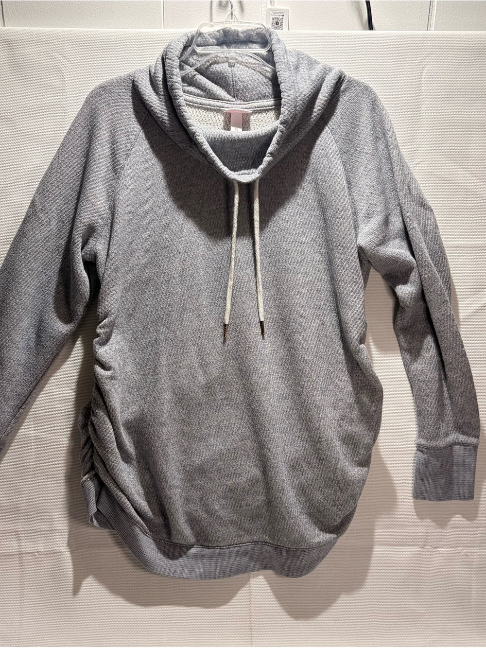 Isabel Maternity by Ingrid & Isabel Gray Cowl Neck Maternity Sweater
